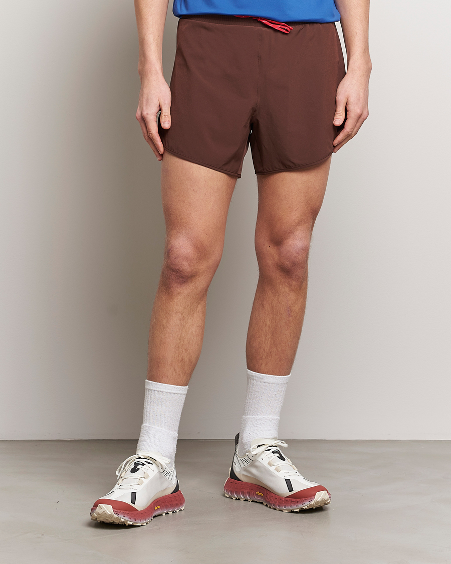 Herr | Kläder | District Vision | 5 Inch Training Shorts Cacao