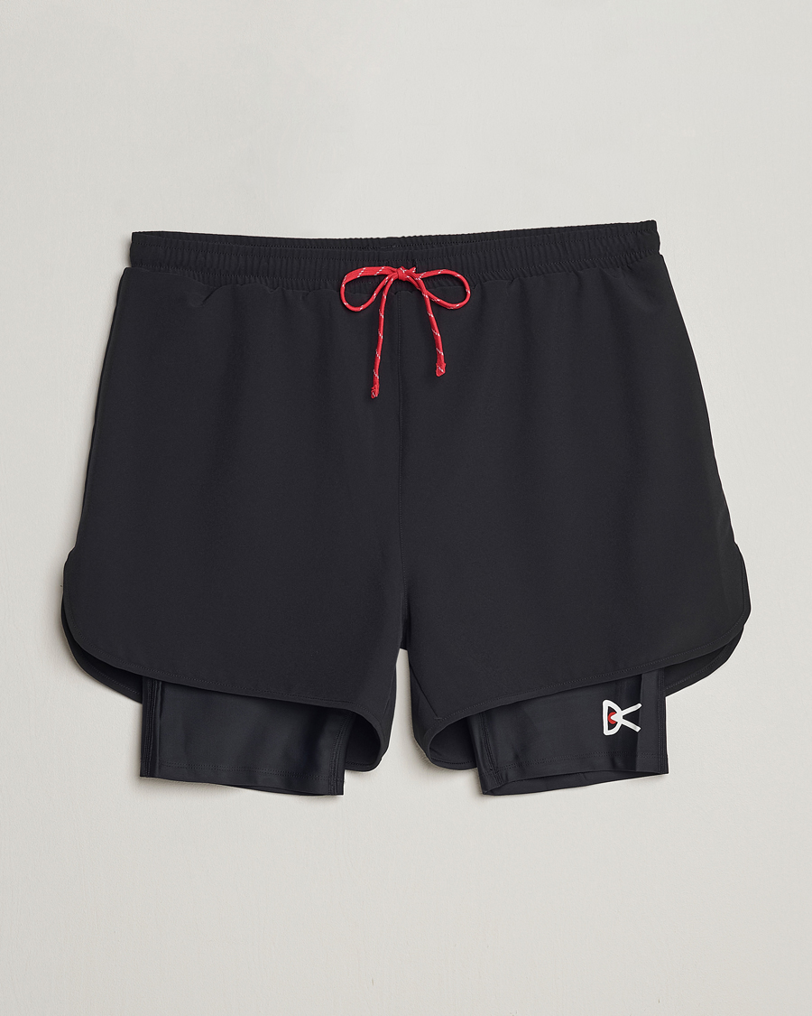 Herr | Shorts | District Vision | Layered Trail Shorts Black