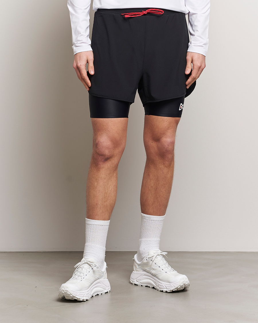 Herr | Active | District Vision | Layered Trail Shorts Black