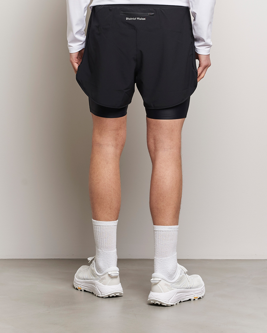 Herr | Shorts | District Vision | Layered Trail Shorts Black