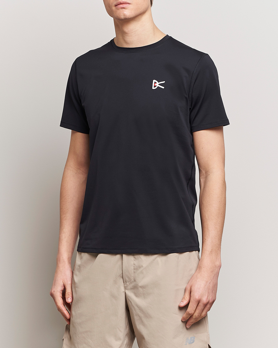 Herre |  | District Vision | Lightweight Short Sleeve T-Shirts Black