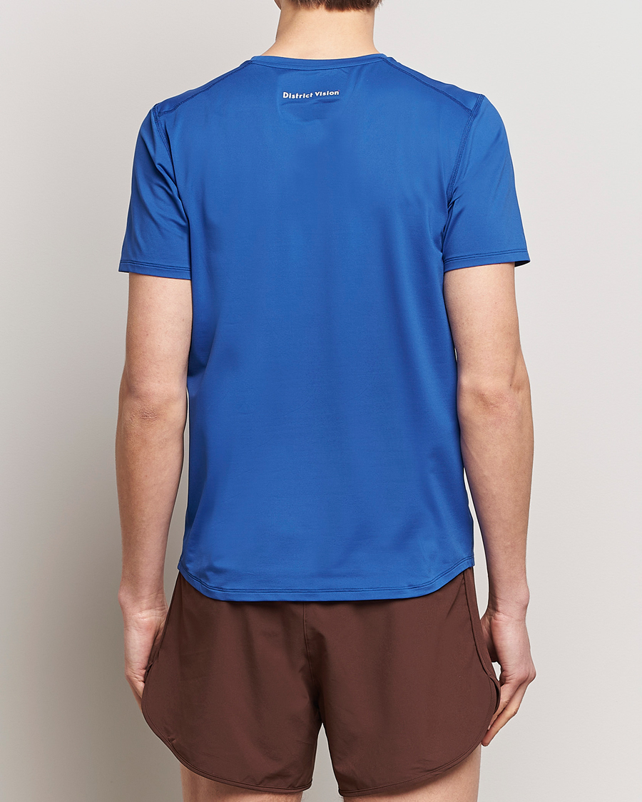 Herr | T-Shirts | District Vision | Lightweight Short Sleeve T-Shirts Ocean Blue