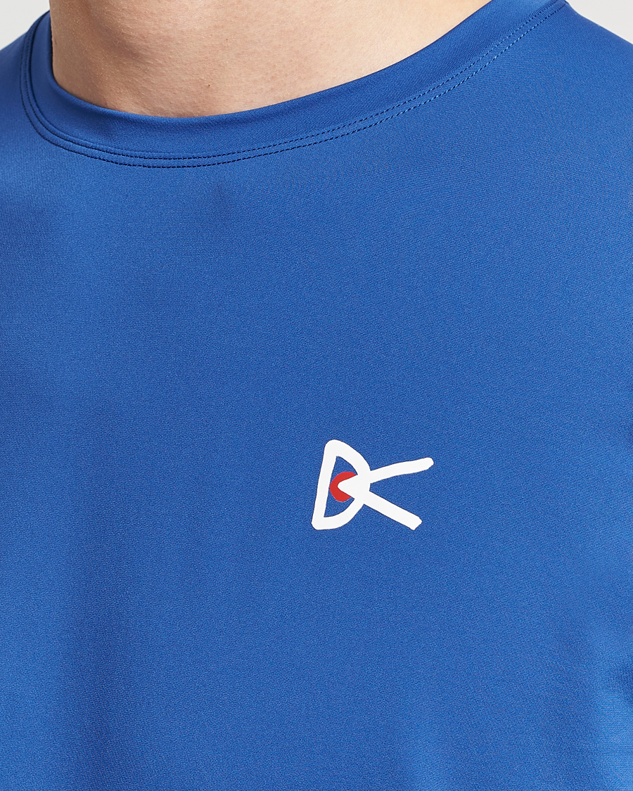 Herr | T-Shirts | District Vision | Lightweight Short Sleeve T-Shirts Ocean Blue
