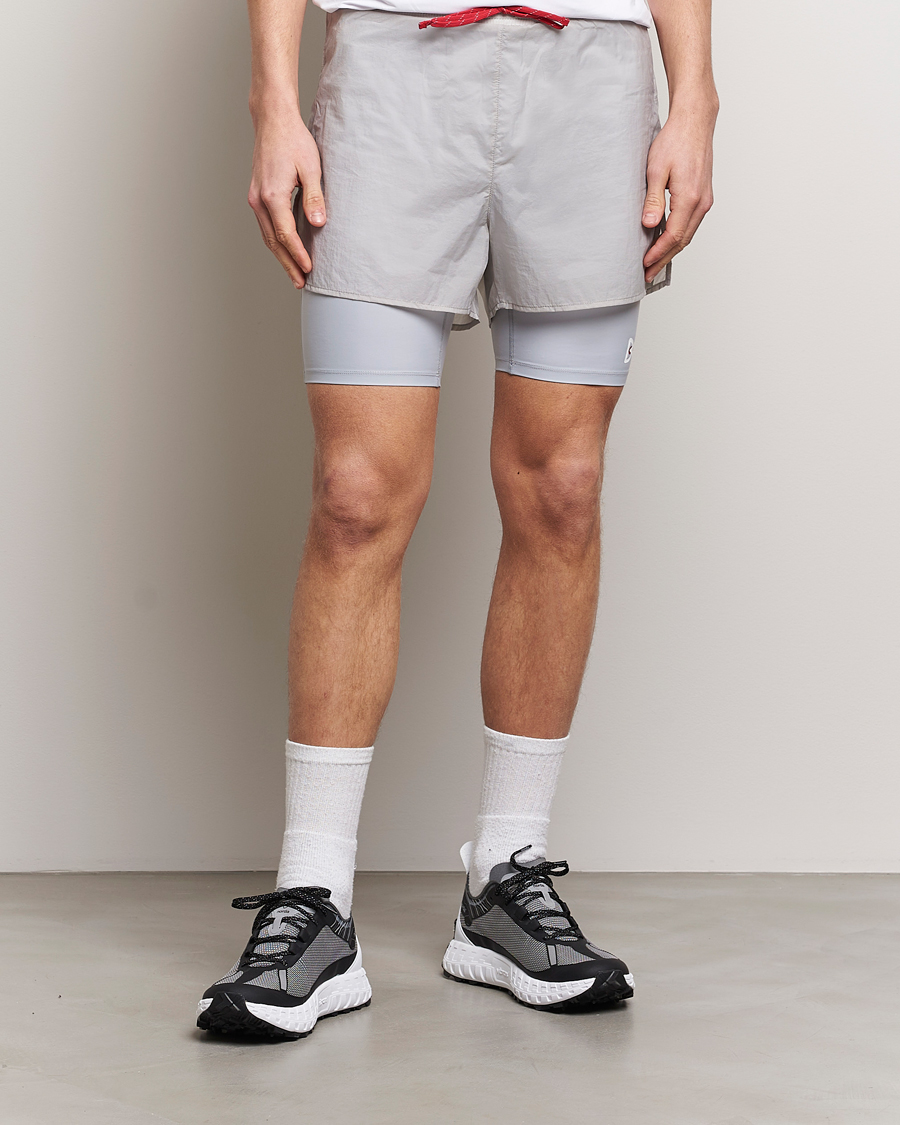 Herr |  | District Vision | Ripstop Layered Trail Shorts Moonbeam