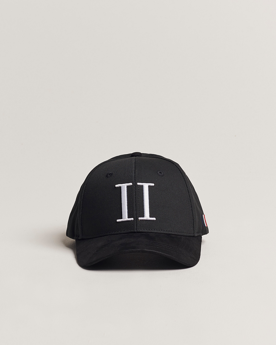 Herr | Hattar & kepsar | LES DEUX | Baseball Cap Suede II Black/White