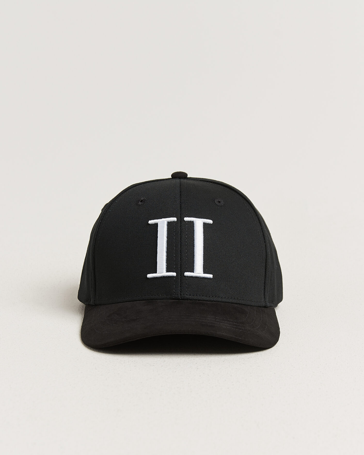 Herr | Hattar & kepsar | LES DEUX | Baseball Cap Suede II Black/White