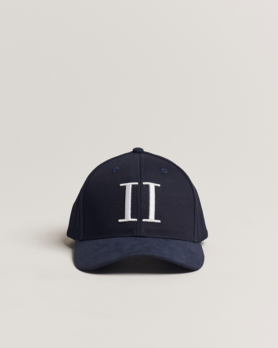 Herr | Hattar & kepsar | LES DEUX | Baseball Cap Suede II Dark Navy