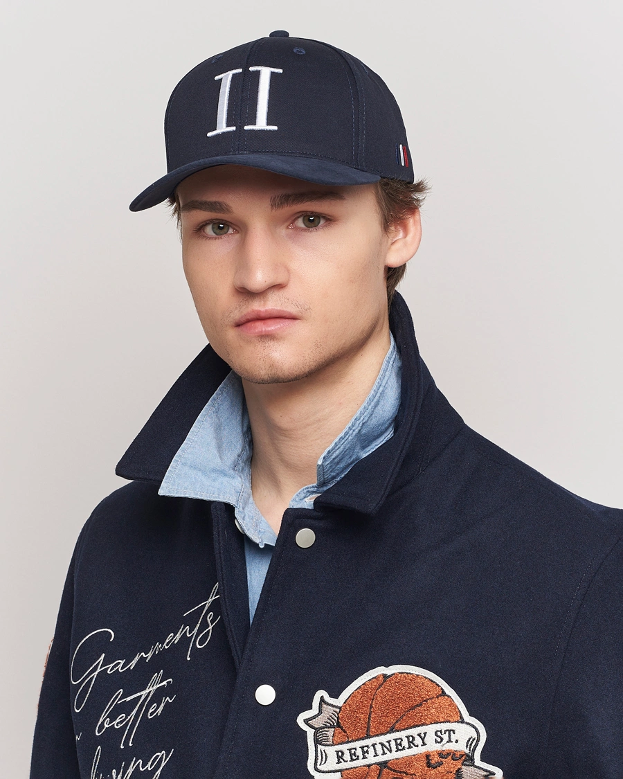 Herr |  | LES DEUX | Baseball Cap Suede II Dark Navy