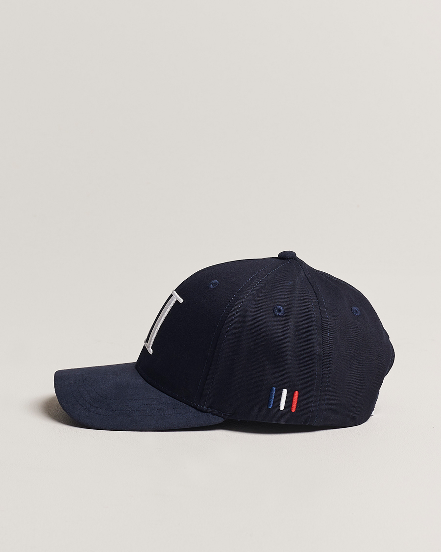 Herr | Hattar & kepsar | LES DEUX | Baseball Cap Suede II Dark Navy