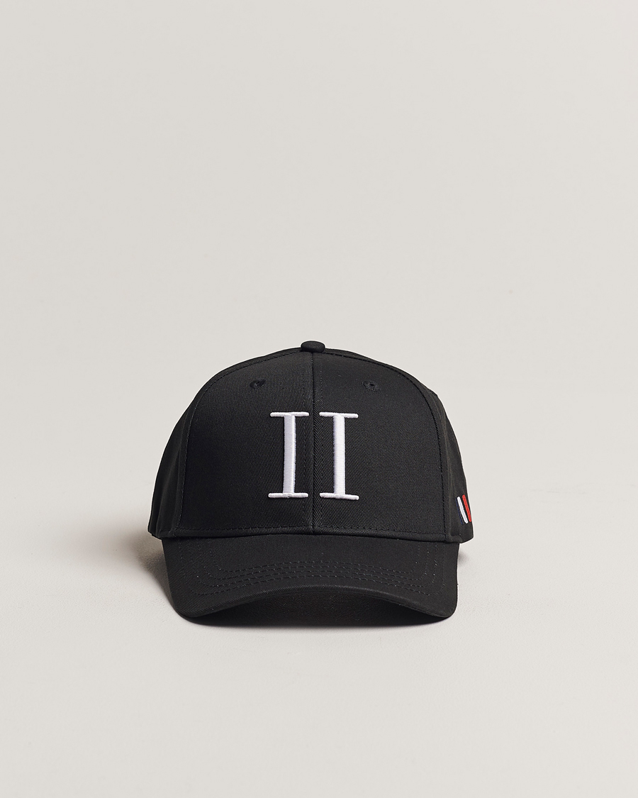 Herr | Hattar & kepsar | LES DEUX | Encore Organic Cotton Baseball Cap II Black/White