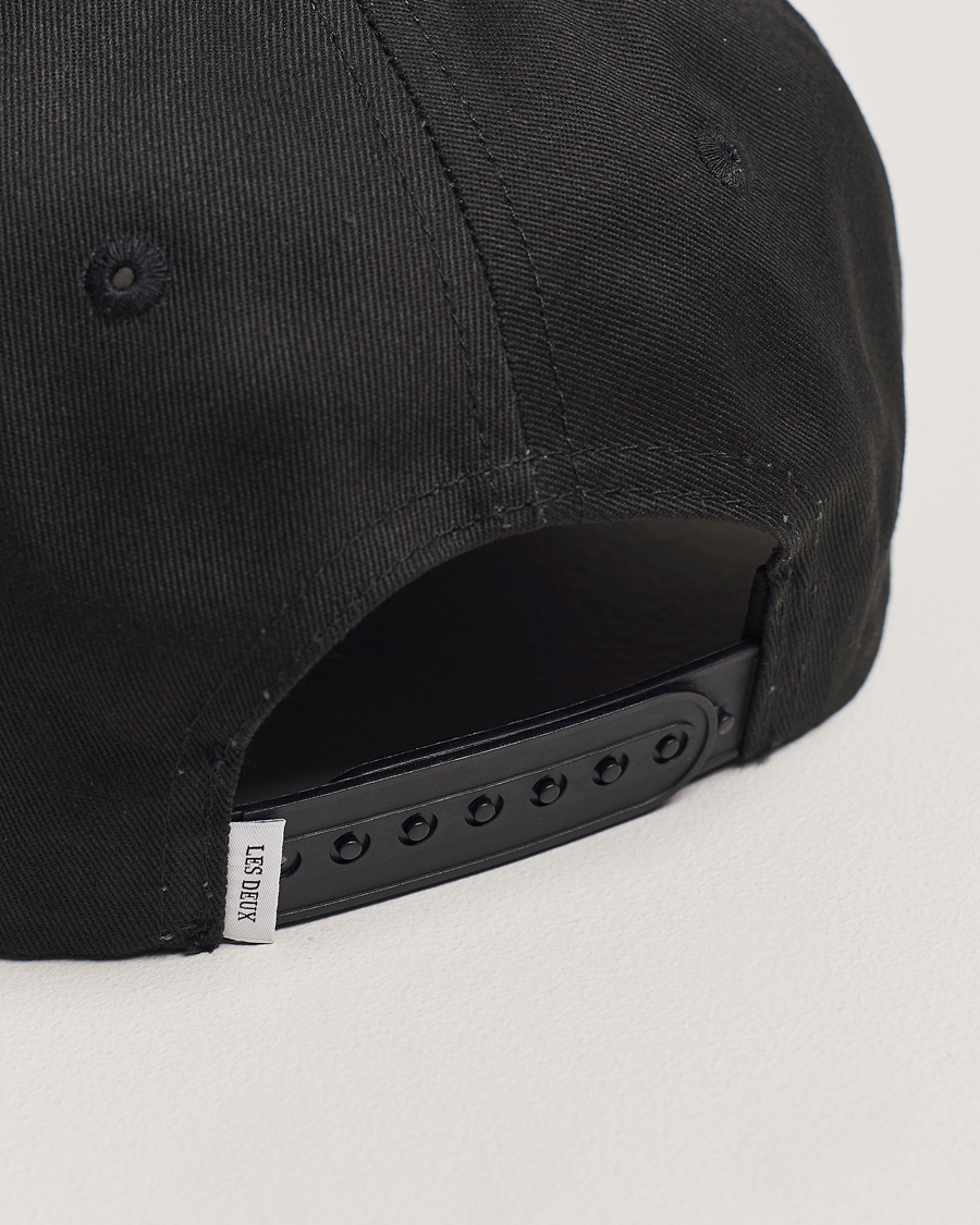 Herr | Hattar & kepsar | LES DEUX | Encore Organic Cotton Baseball Cap II Black/White