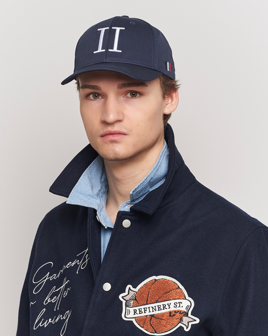 Herr | LES DEUX | LES DEUX | Encore Organic Cotton Baseball Cap II Dark Navy