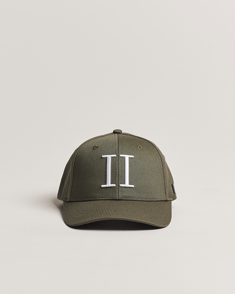 Herr | Les Deux Encore Organic Cotton Baseball Cap II Dark Green | LES DEUX | Encore Organic Cotton Baseball Cap II Dark Green
