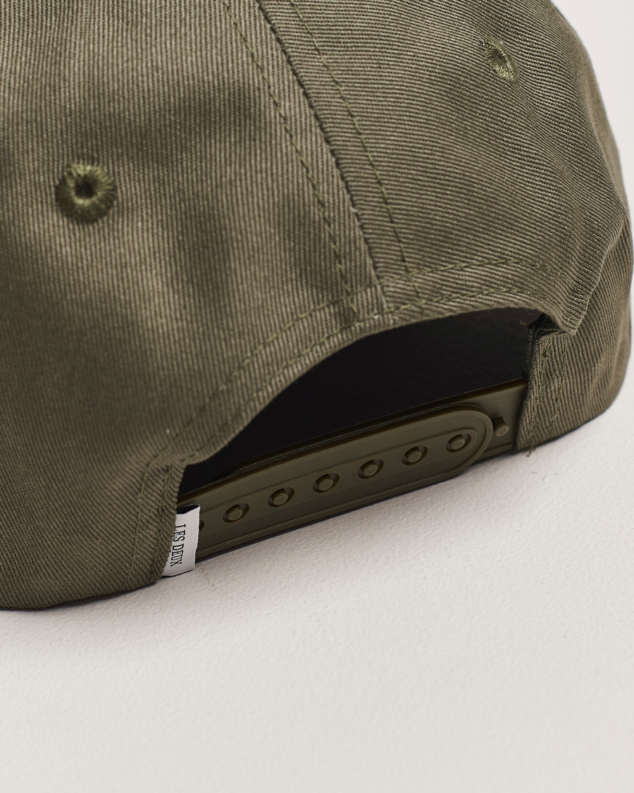 Herr | Les Deux Encore Organic Cotton Baseball Cap II Dark Green | LES DEUX | Encore Organic Cotton Baseball Cap II Dark Green