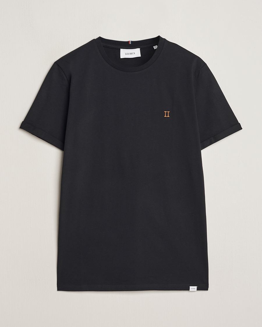 Herr | T-Shirts | LES DEUX | Nørregaard Cotton T-Shirt Black