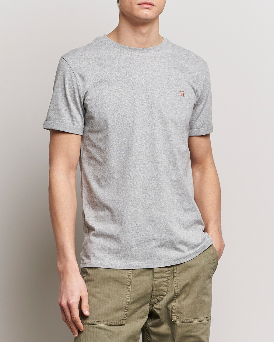 Herr | Senast inkommet | LES DEUX | Nørregaard Cotton T-Shirt Grey Melange