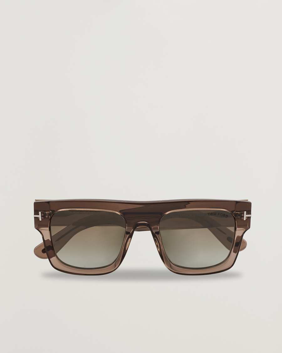 Herr | Solglasögon | Tom Ford | Fausto FT0711 Sunglasses Brown/Green