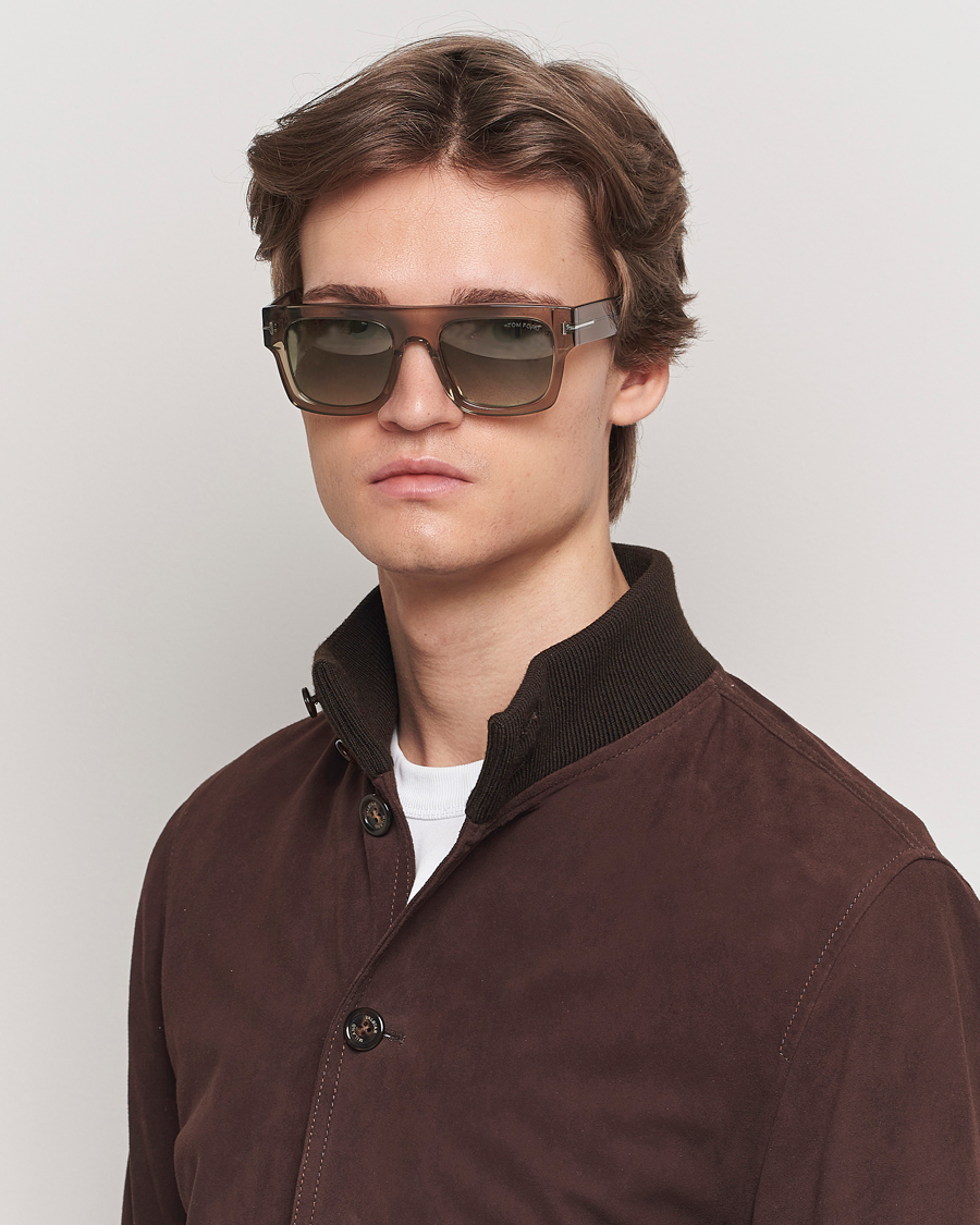 Herr | Senast inkommet | Tom Ford | Fausto FT0711 Sunglasses Brown/Green