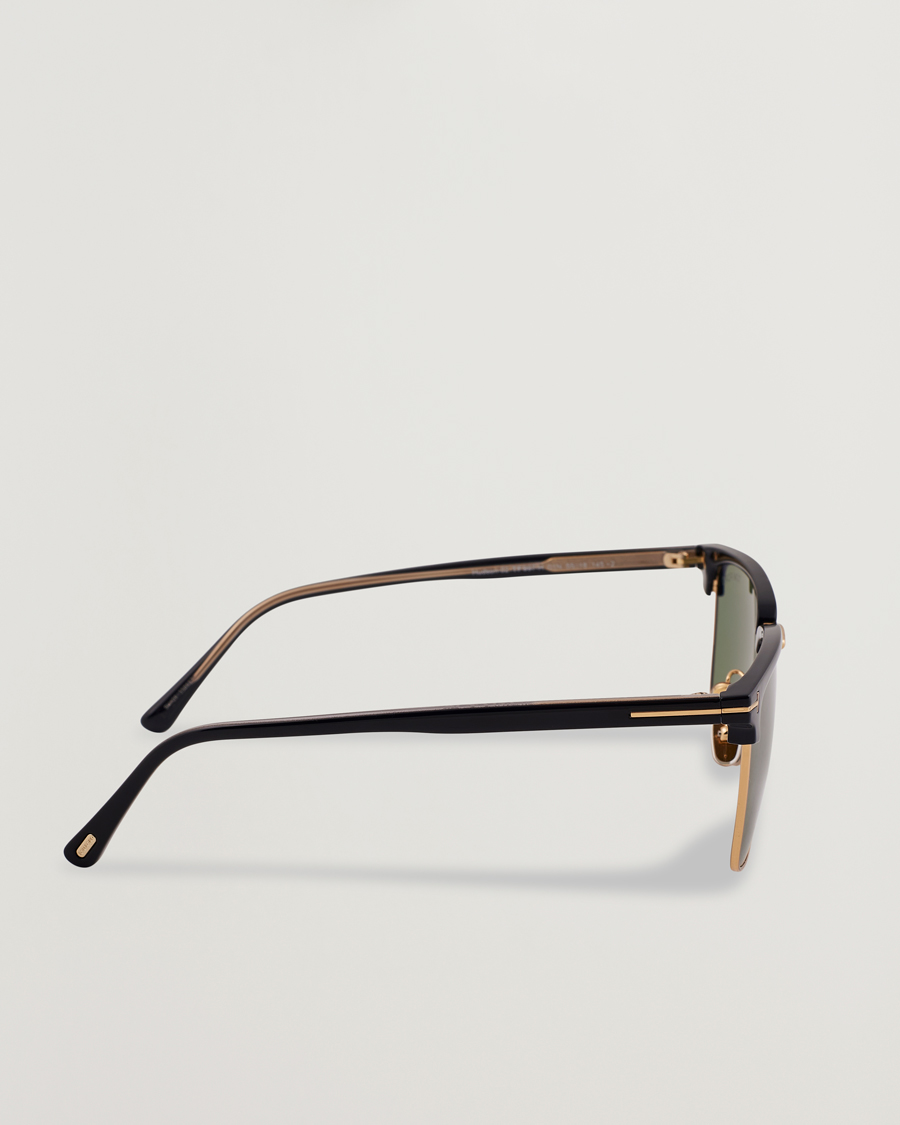 Herr | Solglasögon | Tom Ford | Hudson FT0997-H Metal Sunglasses Black/Green
