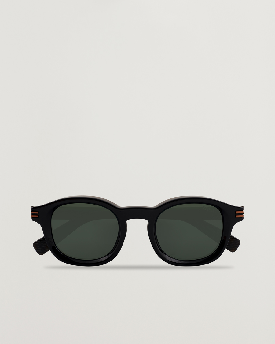 Herr | Solglasögon | Zegna | EZ0229 Sunglasses Black/Green
