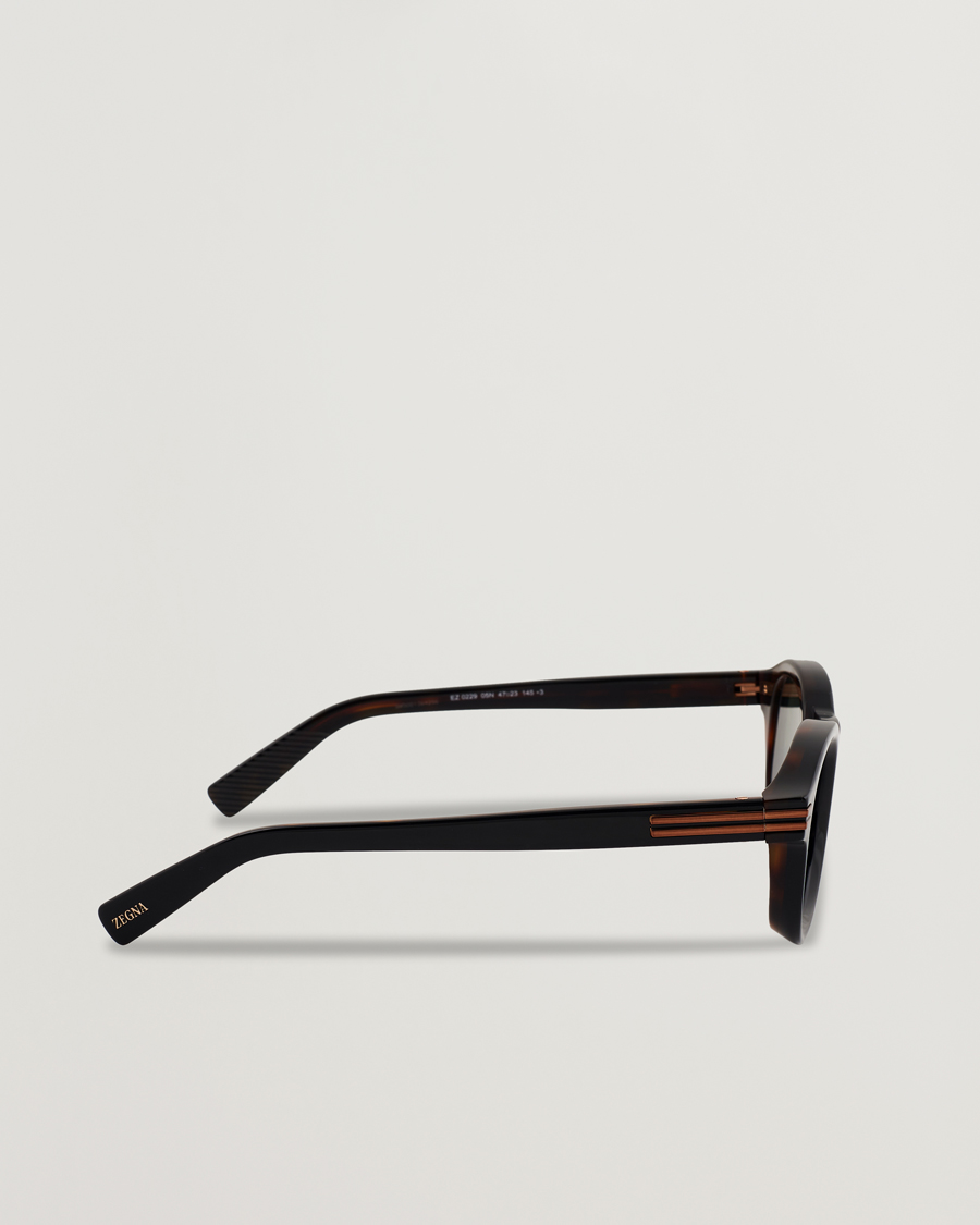 Herr | Solglasögon | Zegna | EZ0229 Sunglasses Black/Green