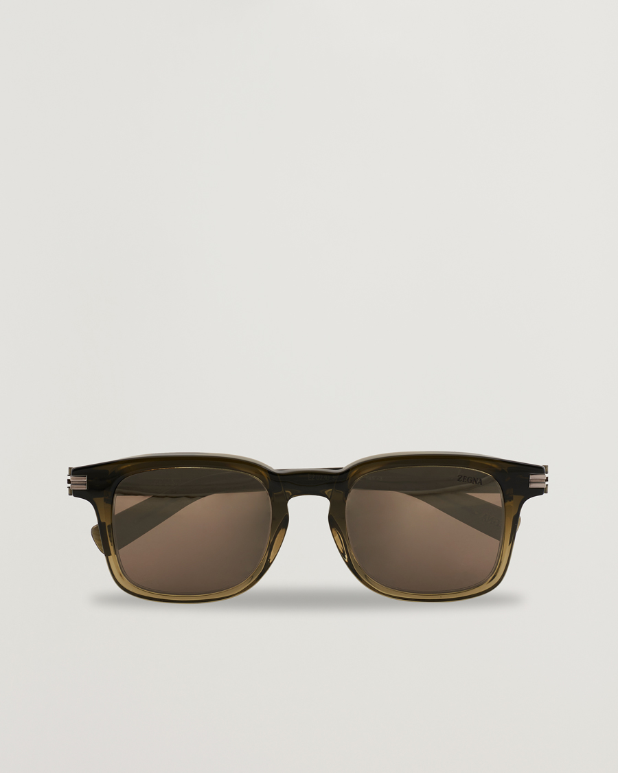 Herr | Solglasögon | Zegna | EZ0230 Sunglasses Dark Green/Roviex