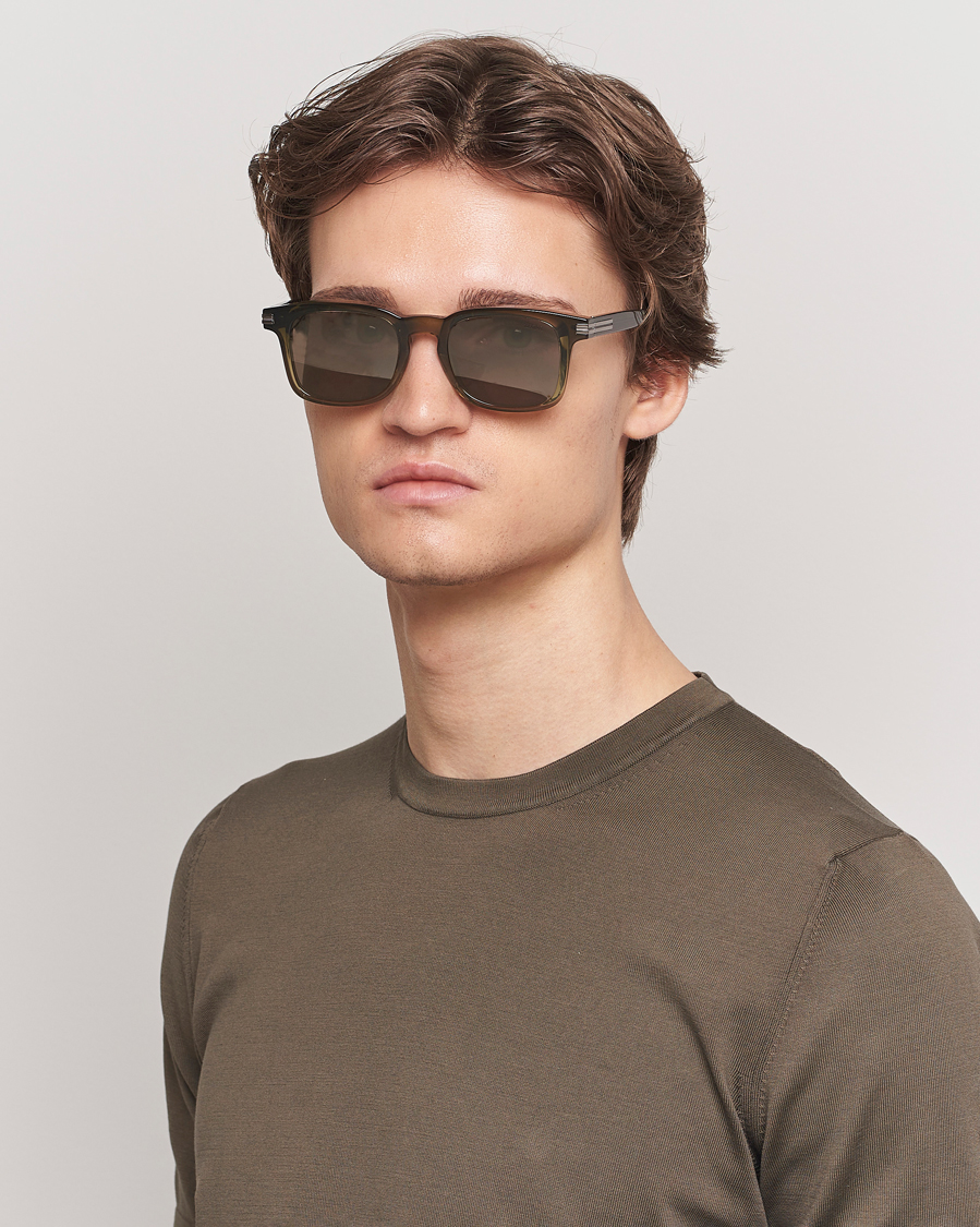 Herr | Solglasögon | Zegna | EZ0230 Sunglasses Dark Green/Roviex