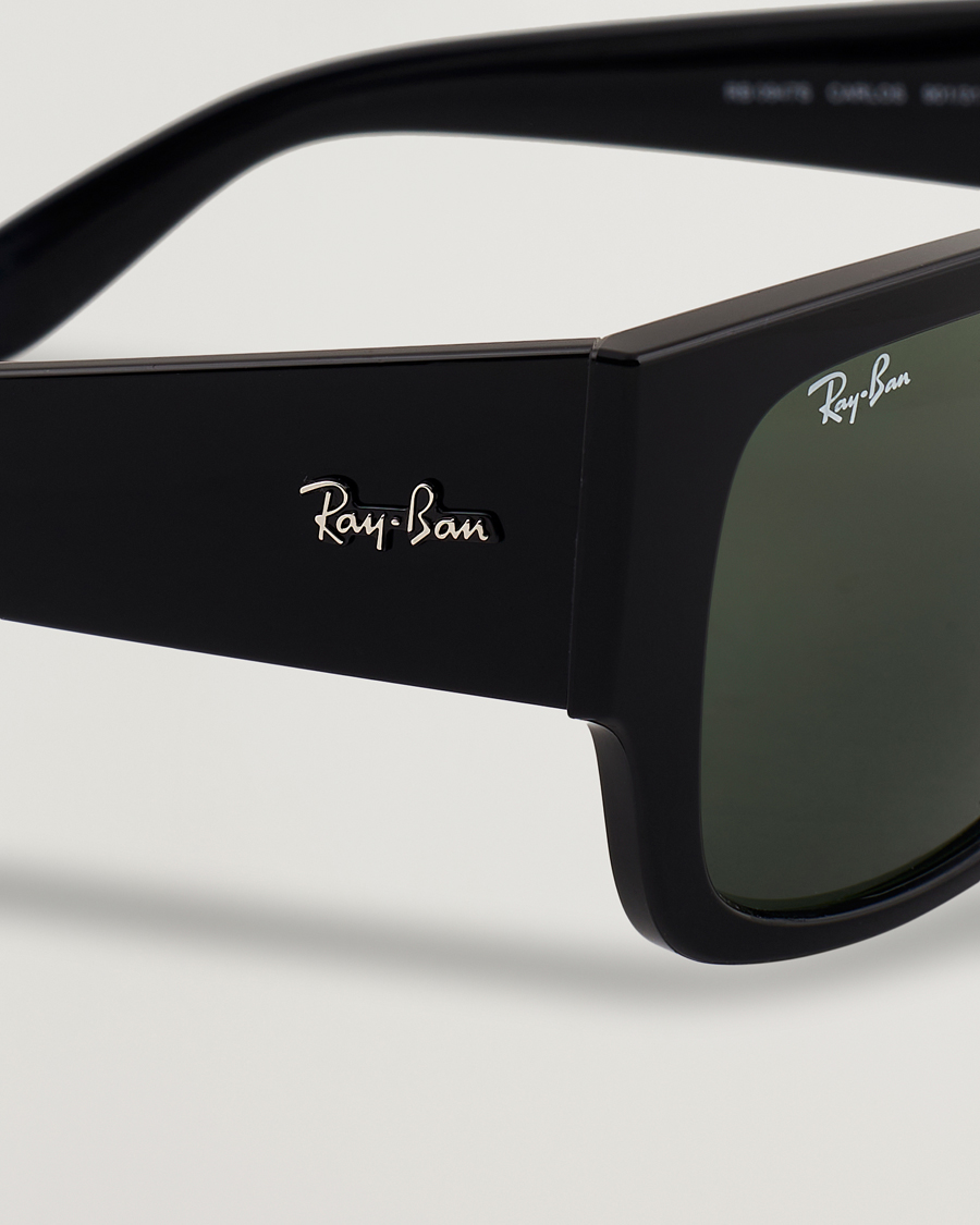 Herr | Solglasögon | Ray-Ban | Carlos Sunglasses Black/Crystal Green