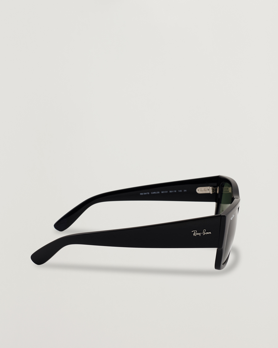 Herr | Solglasögon | Ray-Ban | Carlos Sunglasses Black/Crystal Green