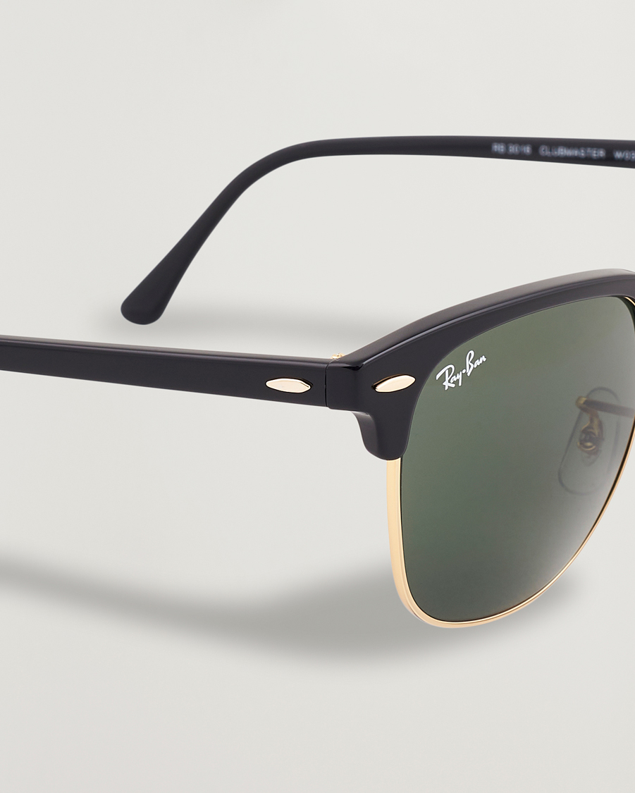 Herr | Solglasögon | Ray-Ban | Clubmaster Sunglasses Ebony/Crystal Green