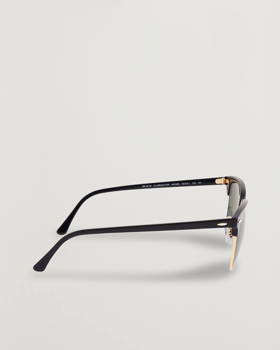 Herr | Solglasögon | Ray-Ban | Clubmaster Sunglasses Ebony/Crystal Green