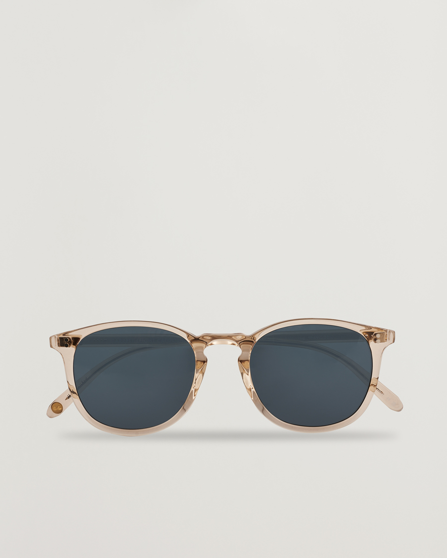 Herr | Solglasögon | Garrett Leight | Kinney 49 Sunglasses Transparent/Blue