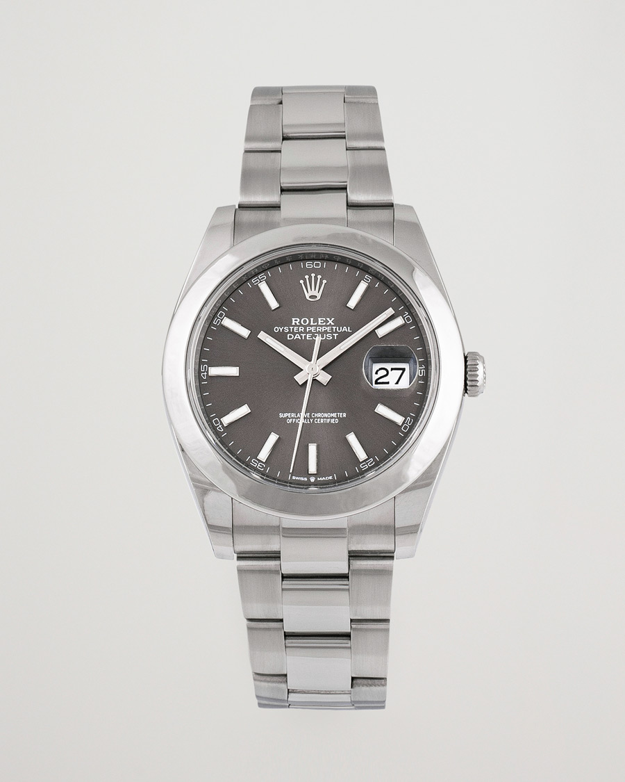 Herr | Rolex Pre-Owned Datejust 41 126300 Silver | Rolex Pre-Owned | Datejust 41 126300 Silver
