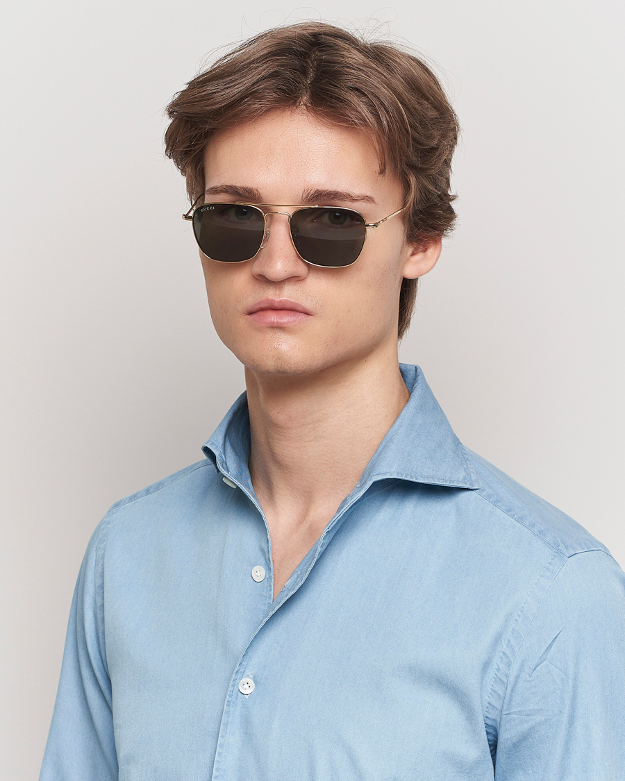 Herr | Solglasögon | Gucci | GG1183S Sunglasses Gold