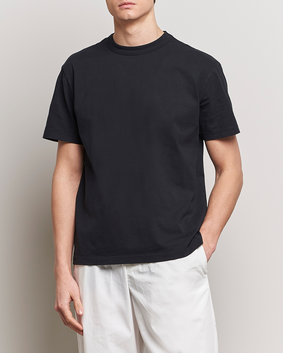 Herr | Svarta t-shirts | Tekla | Organic Cotton Sleeping T-Shirt Black