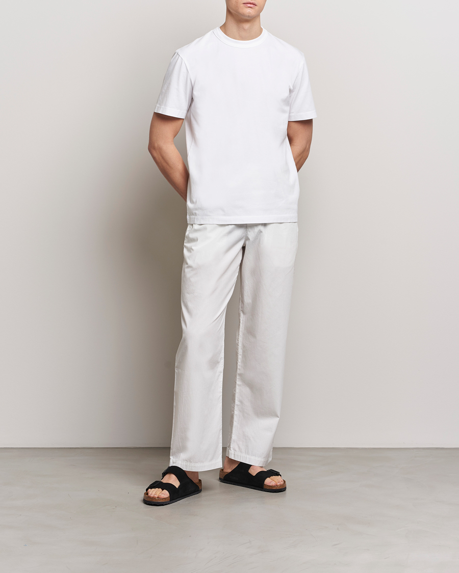 Herr | T-Shirts | Tekla | Organic Cotton Sleeping T-Shirt White
