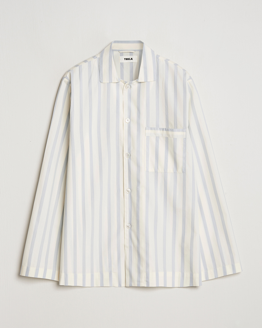 Herr | Pyjamas & Morgonrockar | Tekla | Poplin Pyjama Shirt Needle Stripes