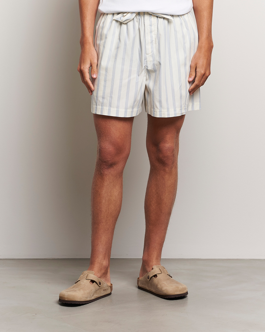 Herr | Pyjamas & Morgonrockar | Tekla | Poplin Pyjama Shorts Needle Stripes