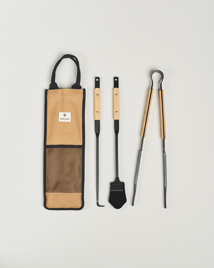Herr | Outdoor living | Snow Peak | Fire Tool Set Pro Steel/Bamboo