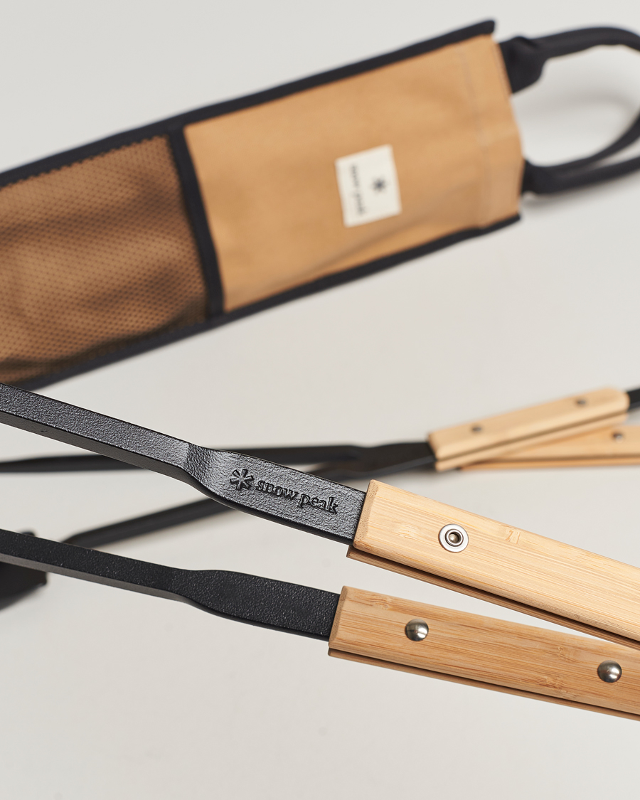 Herr | Snow Peak | Snow Peak | Fire Tool Set Pro Steel/Bamboo