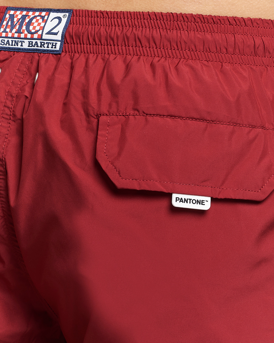 Herr | Badbyxor | MC2 Saint Barth | Pantone Swim Shorts 45 Bordeaux