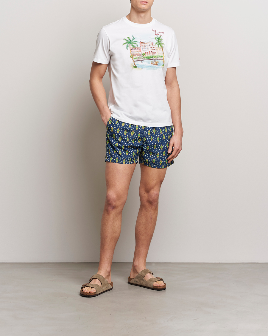 Herr | Badbyxor | MC2 Saint Barth | Printed Swim Shorts Hour Money