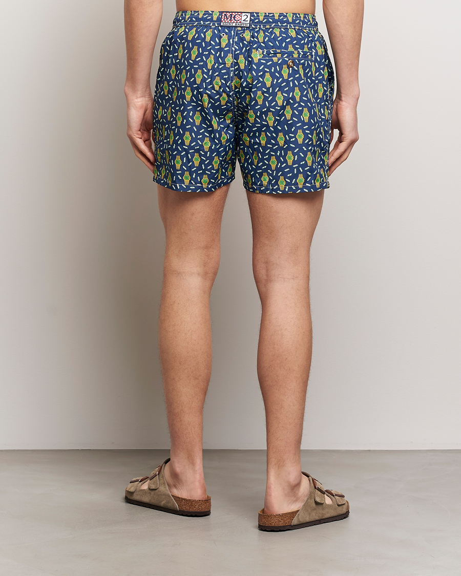 Herr | Badbyxor | MC2 Saint Barth | Printed Swim Shorts Hour Money