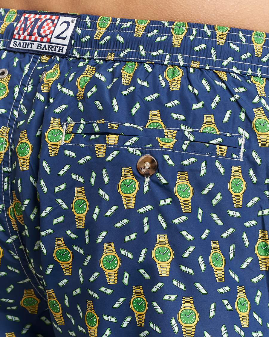 Herr | Badbyxor | MC2 Saint Barth | Printed Swim Shorts Hour Money