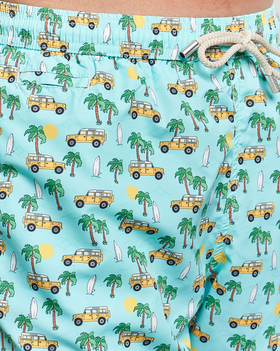 Herr | Badbyxor | MC2 Saint Barth | Printed Swim Shorts Road Car
