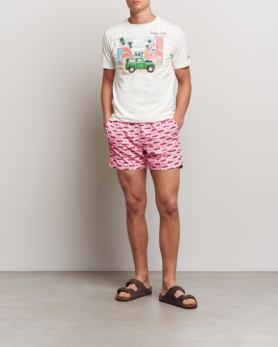Herr | Badbyxor | MC2 Saint Barth | Printed Swim Shorts Speed Holiday