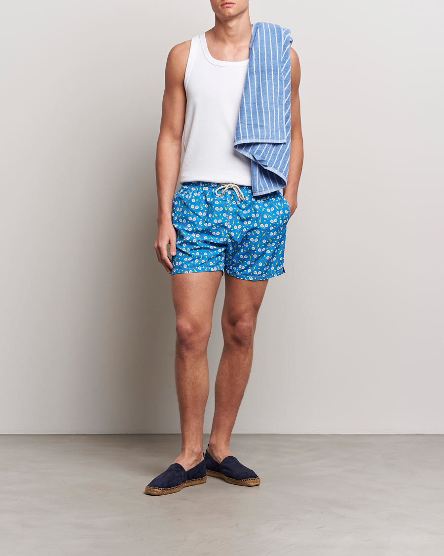 Herr | Badbyxor | MC2 Saint Barth | Printed Swim Shorts Padel Winner