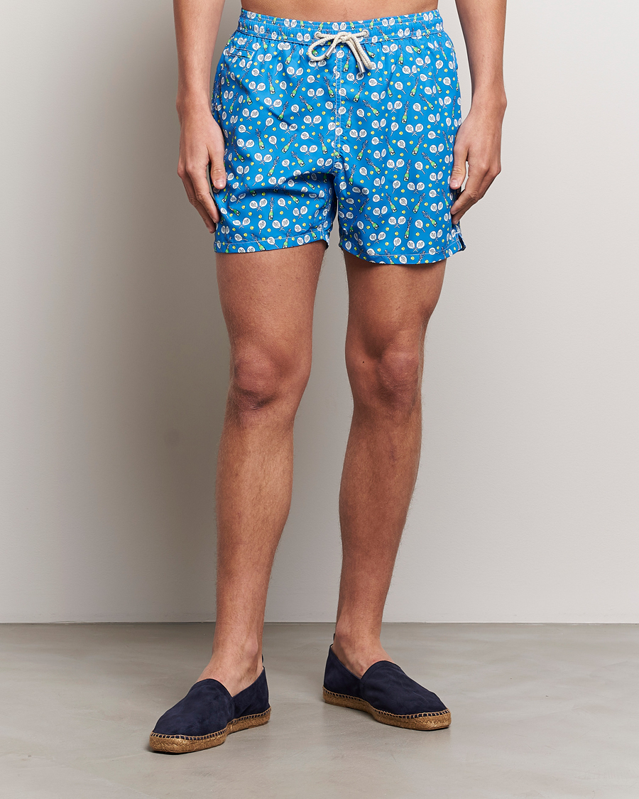 Herr | Kläder | MC2 Saint Barth | Printed Swim Shorts Padel Winner