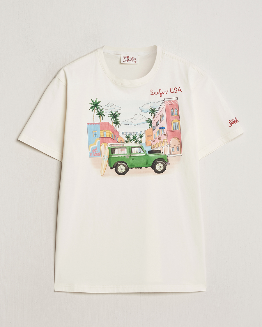 Herr | T-Shirts | MC2 Saint Barth | Printed Cotton T-Shirt Surfing USA
