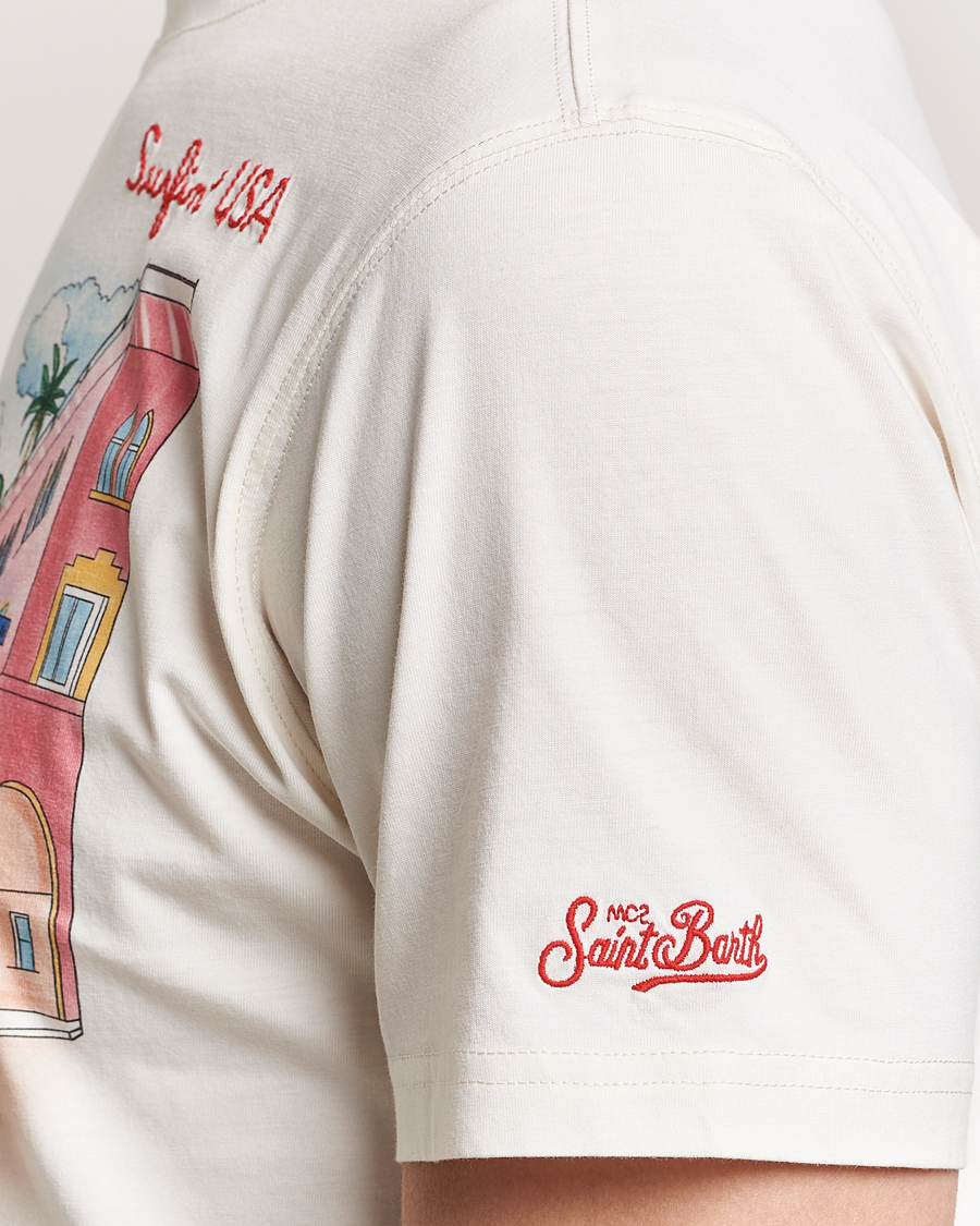 Herr | T-Shirts | MC2 Saint Barth | Printed Cotton T-Shirt Surfing USA
